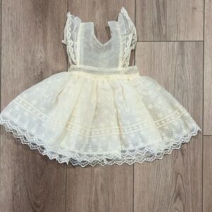 Lace & Cream Kids Formal Dress 6 mo